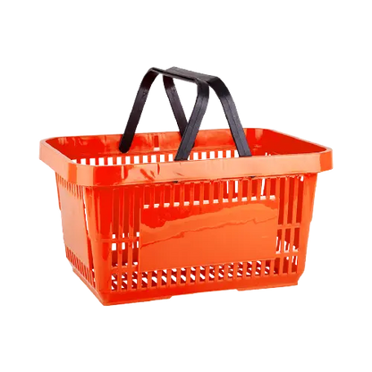 (5'li Paket) PLASTİK EL SEPETİ 22 LİTRE Raffar