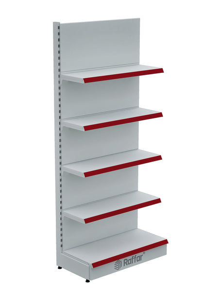 Bazalı Beyaz Renk Tek Ayaklı İlave Modül (Tek Başına Kullanılmaz) 90*H220 CM