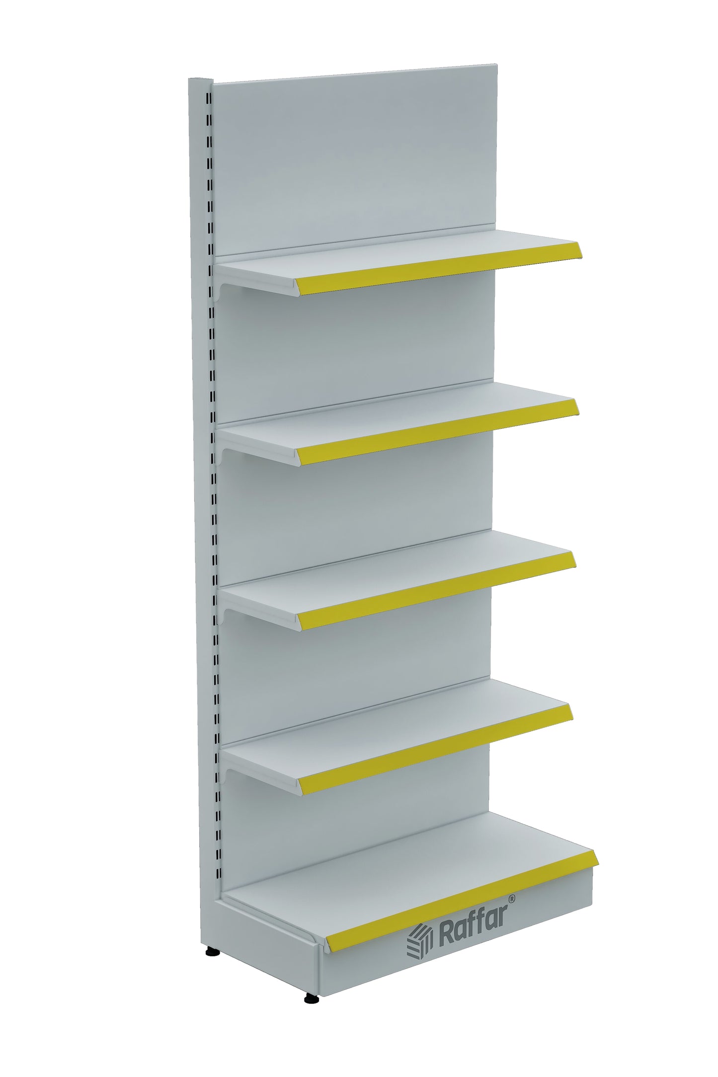 Bazalı Beyaz Renk Tek Ayaklı İlave Modül (Tek Başına Kullanılmaz) 90*H220 CM