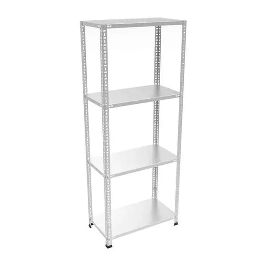 Galvaniz 4 Katlı Arşiv Raf Sistemi - Çelik Raf - Metal Raf Raffar