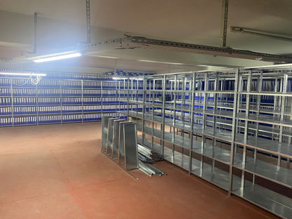 Galvanized 5-Tier Archive Shelving System - Steel Shelf - Metal Shelf